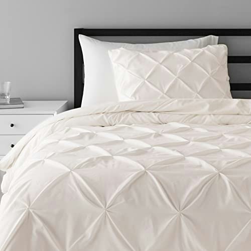 Amazon Basics 2-Piece Twin/Twin XL Pinch Pleat Down-Alternative Comforter Set: $27.18 Amazon Basics 2-Piece Twin/Twin XL Pinch Pleat Down-Alternative Comforter Set: $27.18