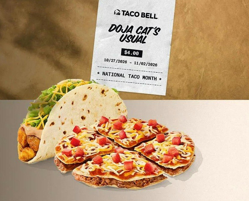 Taco Bell Doja Cat's Usual: $1 Taco Bell Doja Cat's Usual: $1