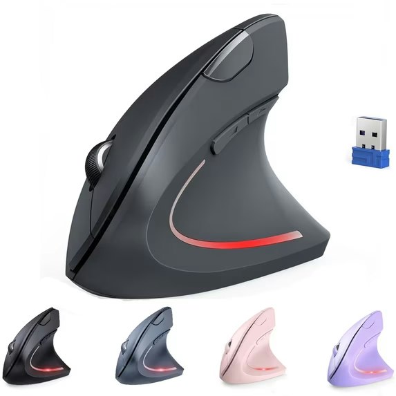 Ergonomic Wireless Bluetooth Vertical Mouse: $19.99