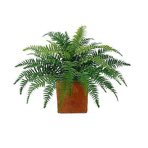 Nearly Natural 22-inch Artificial Fern Plant in Decorative Planter: $27.99 Nearly Natural 22-inch Artificial Fern Plant in Decorative Planter: $27.99