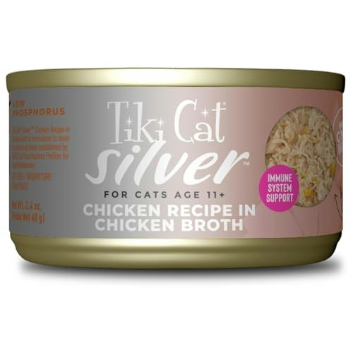 Tiki Cat Silver Chicken Senior Wet Cat Food 2.4oz 12-Pack: $20.41 Tiki Cat Silver Chicken Senior Wet Cat Food 2.4oz 12-Pack: $20.41