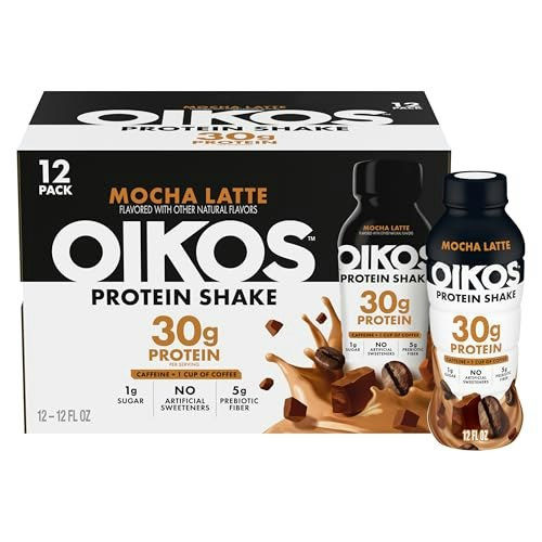 Oikos 30g Protein Mocha Latte Shake 12-Pack: $25.44 Oikos 30g Protein Mocha Latte Shake 12-Pack: $25.44