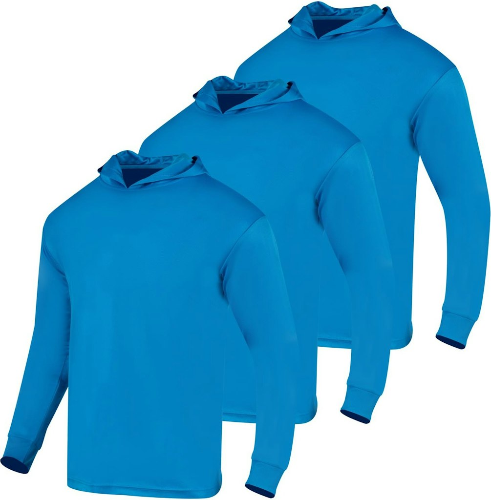 Men's Hi-Vis Long Sleeve Hooded Safety Shirt 3-Pack: $18 Men's Hi-Vis Long Sleeve Hooded Safety Shirt 3-Pack: $18