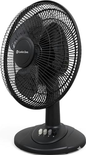 Comfort Zone 16-Inch 3-Speed Oscillating Table Fan: $23.87 Comfort Zone 16-Inch 3-Speed Oscillating Table Fan: $23.87