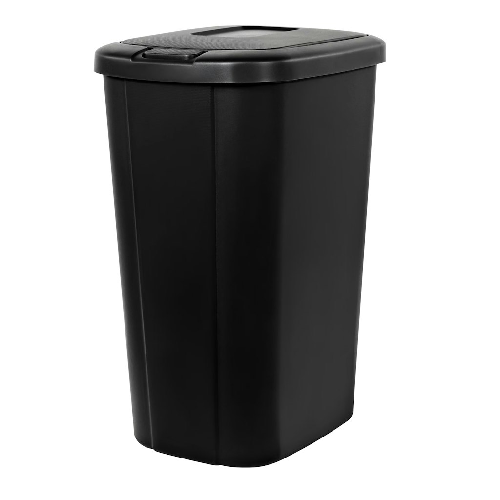 Hefty Kitchen Trash Can 13.3-Gallon Touch Top Garbage Bin: $17