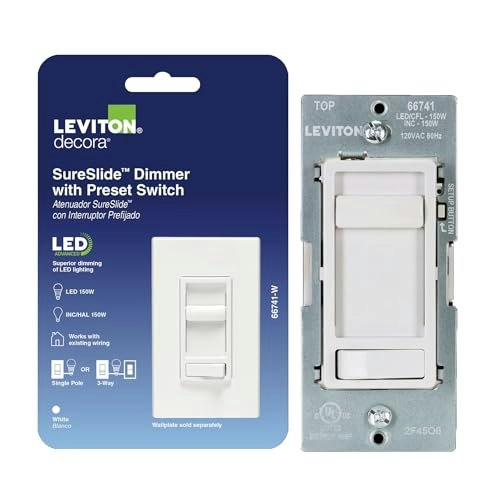 Leviton SureSlide Advanced LED Dimmer Switch: $19.98 Leviton SureSlide Advanced LED Dimmer Switch: $19.98