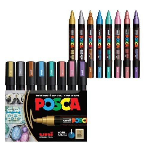 Posca PC-5M Medium Tip Acrylic Paint Marker 8-Pack: $15.21 Posca PC-5M Medium Tip Acrylic Paint Marker 8-Pack: $15.21