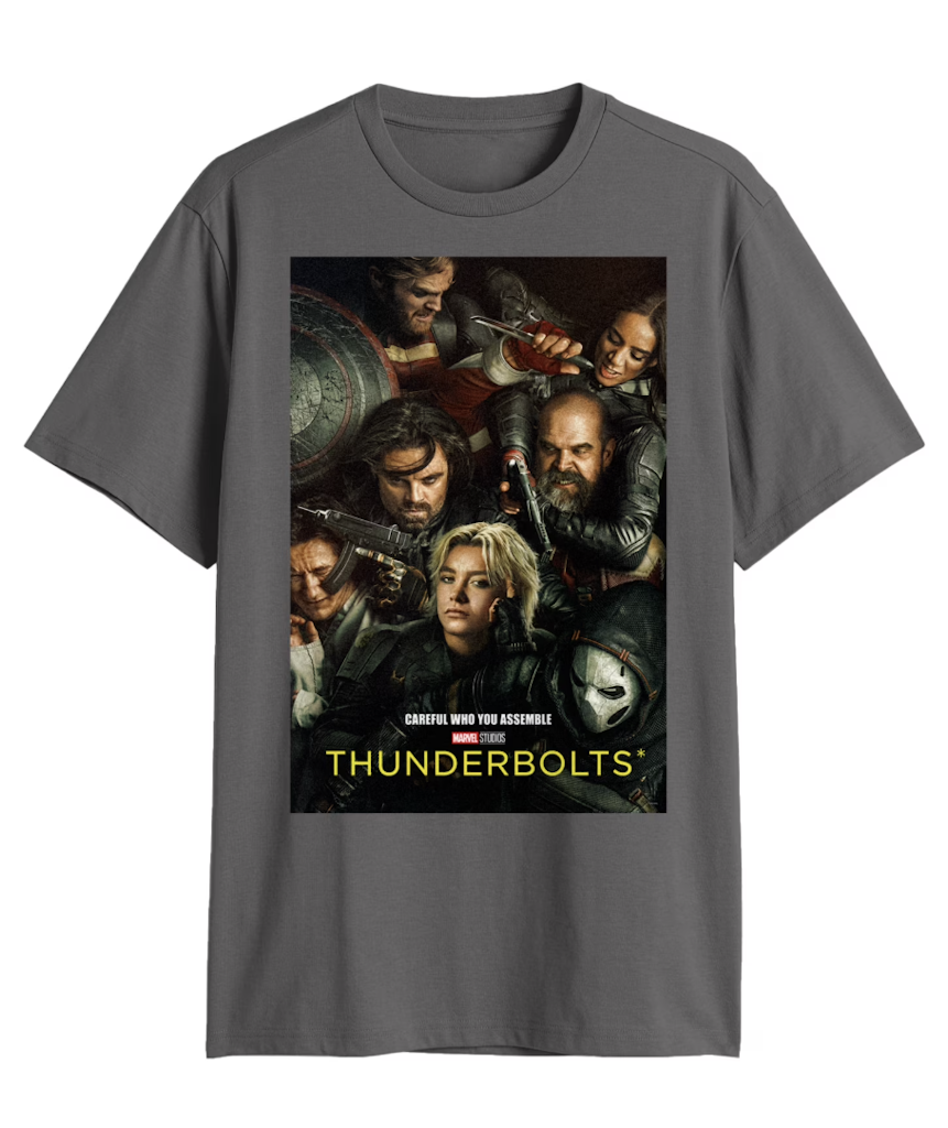 Thunderbolts Men's Group Poster Graphic Tee: $2.38 Thunderbolts Men's Group Poster Graphic Tee: $2.38