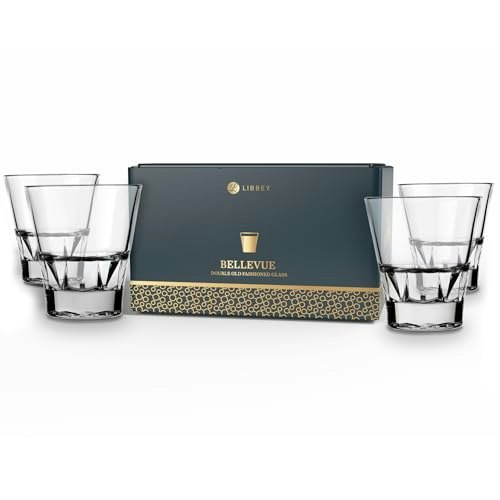 Libbey Bellevue 11.5-oz. Double Old Fashioned Glasses 4-Pack: $17.63