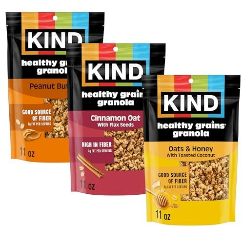 Kind Healthy Grains Granola Variety 3-Pack: $11.01 Kind Healthy Grains Granola Variety 3-Pack: $11.01