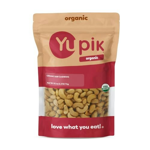 Yupik Organic Raw Cashews 2.2lb 6-Pack: $128.12