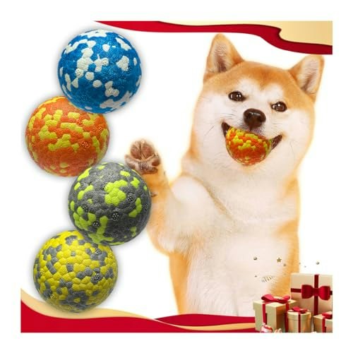 Mankoda 2.5-inch Indestructible Dog Balls 4-Pack: $21.98