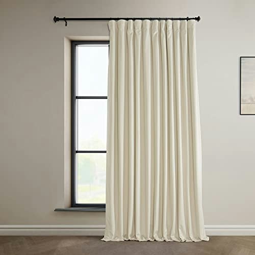 100" x 96" Extra Wide Velvet Blackout Curtain: $89.99 100" x 96" Extra Wide Velvet Blackout Curtain: $89.99
