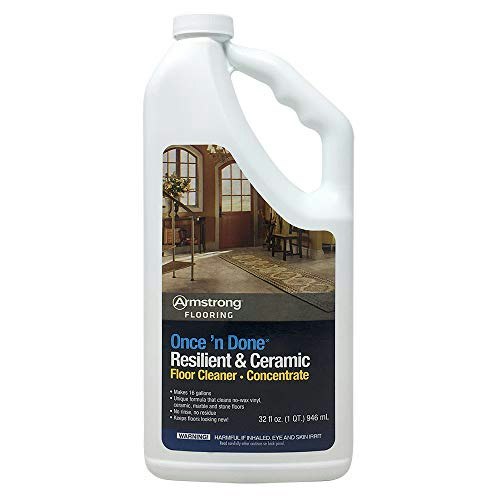 Armstrong Once'n Done Resilient & Ceramic Floor Cleaner Concentrate 32-oz.: $13.76 Armstrong Once'n Done Resilient & Ceramic Floor Cleaner Concentrate 32-oz.: $13.76