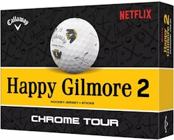 Callaway 2025 Chrome Tour Happy Gilmore 2 Truvis Golf Ball 12-Pack for $50 + free shipping