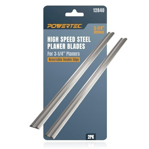 Powertec 3-1/4" HSS Planer Blades 2-Pack: $7.49 Powertec 3-1/4" HSS Planer Blades 2-Pack: $7.49