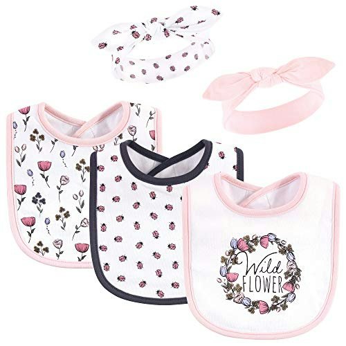 Hudson Baby Cotton Bib and Headband Set: $7.51