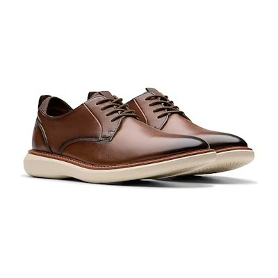 Clarks Men's Brantin Plain Toe Leather Oxford Shoes for $65 + free shipping
