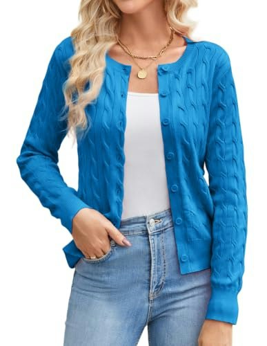 Grace Karin Women's Cable Knit Cardigan Sweater: $27.99 Grace Karin Women's Cable Knit Cardigan Sweater: $27.99