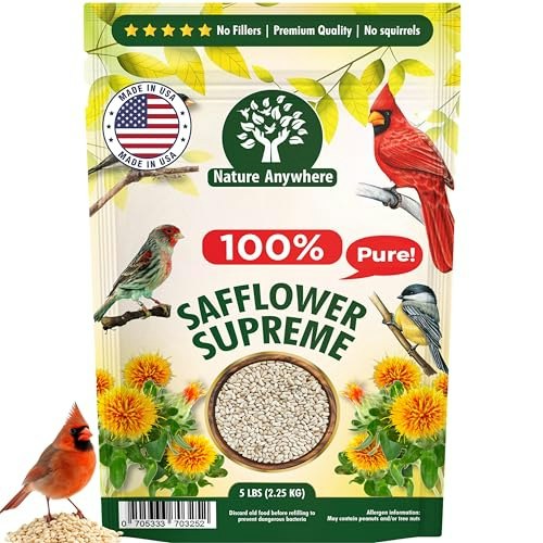 Safflower Wild Bird Seed 5-lb.: $19.98 Safflower Wild Bird Seed 5-lb.: $19.98