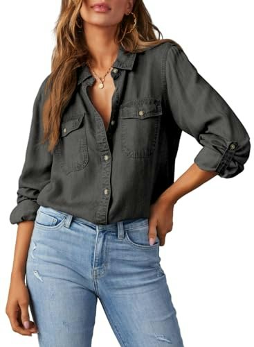Astylish Women's Denim Button-Up Shirt: $33.14 Astylish Women's Denim Button-Up Shirt: $33.14