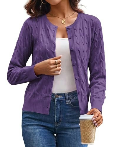 Grace Karin Women's Cable Knit Cardigan Sweater: $23.73 Grace Karin Women's Cable Knit Cardigan Sweater: $23.73