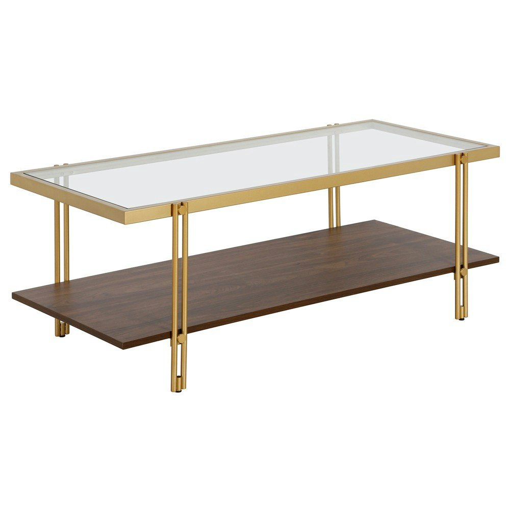 Hudson and Canal Belton 45-inch Rectangular Coffee Table with Shelf: $249.99 Hudson and Canal Belton 45-inch Rectangular Coffee Table with Shelf: $249.99