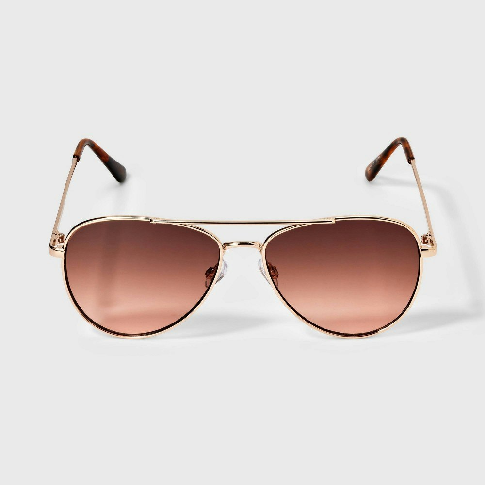 Wild Fable Shiny Metal Aviator Sunglasses: $16 Wild Fable Shiny Metal Aviator Sunglasses: $16
