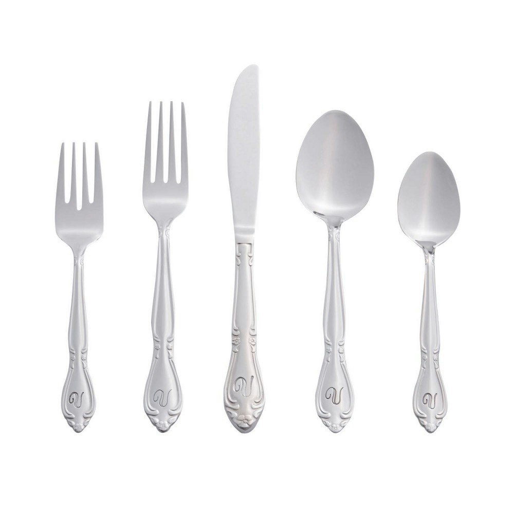 RiverRidge Rose 46-Piece Stainless Steel Flatware Set: $47.99 RiverRidge Rose 46-Piece Stainless Steel Flatware Set: $47.99