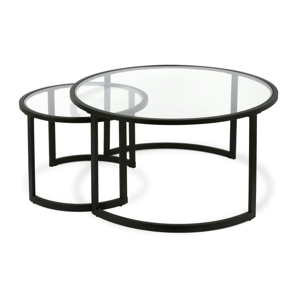 Hudson and Canal Branton Round Nested Coffee Table: $237.99 Hudson and Canal Branton Round Nested Coffee Table: $237.99