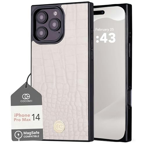 Cocomii Ivory Crocodile Leather iPhone 14 Pro Max Case: $11.99 Cocomii Ivory Crocodile Leather iPhone 14 Pro Max Case: $11.99