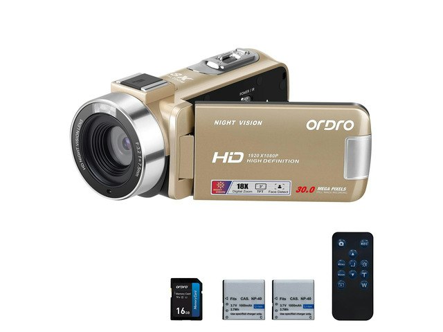 1080p Digital Camcorder with 16GB Memory Card: $104.99 1080p Digital Camcorder with 16GB Memory Card: $104.99