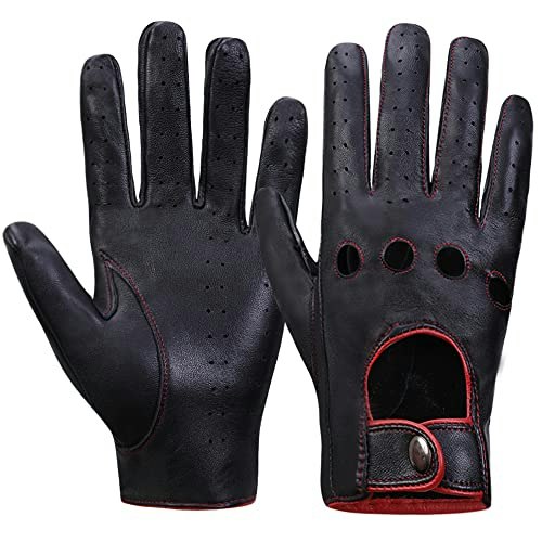 MGGMOKAY Men's Leather Touchscreen Driving Gloves: $22.86 MGGMOKAY Men's Leather Touchscreen Driving Gloves: $22.86