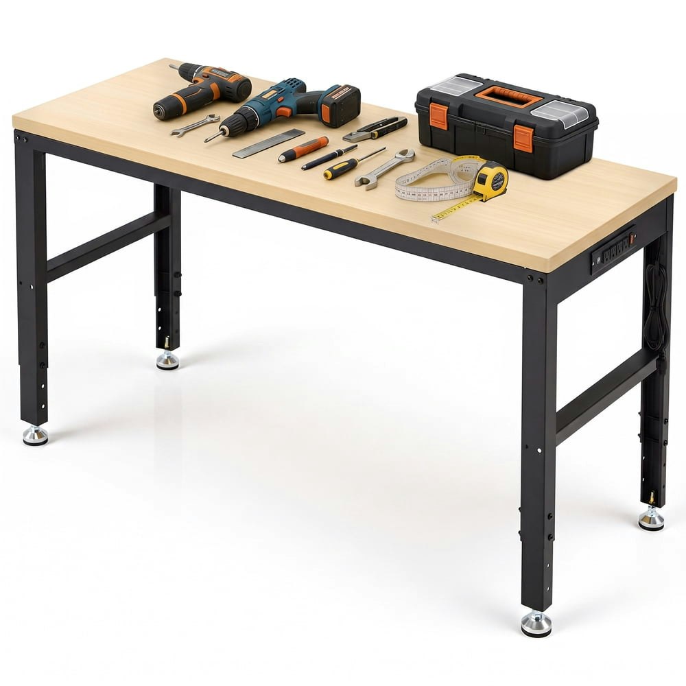 AHB 60-Inch Adjustable Heavy Duty Wood Workbench: $134.99 AHB 60-Inch Adjustable Heavy Duty Wood Workbench: $134.99