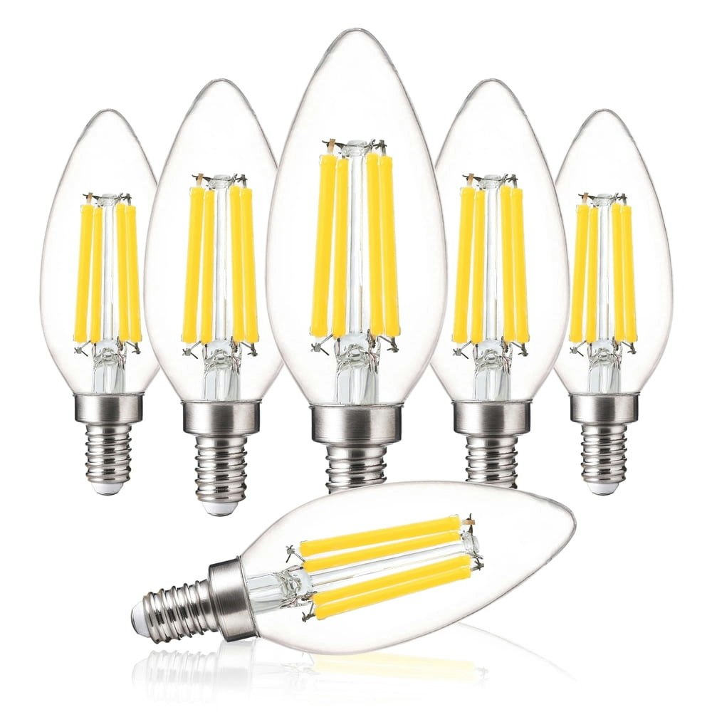 Luzixibo Dimmable B11 E12 LED Candelabra Bulbs 6-Pack: $22.49 Luzixibo Dimmable B11 E12 LED Candelabra Bulbs 6-Pack: $22.49