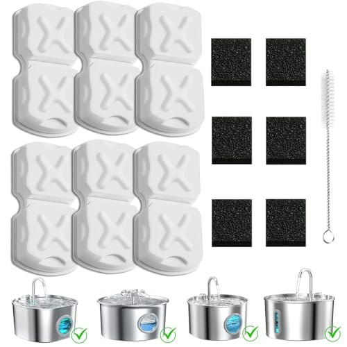 Mjynite Cat Water Fountain Filter Kit: $9.49