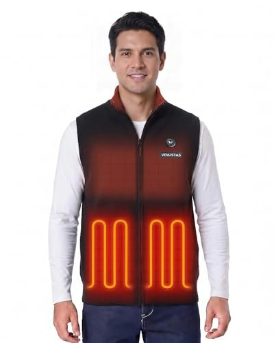 Venustas Men's Heated Sweater Vest: $99.95 Venustas Men's Heated Sweater Vest: $99.95