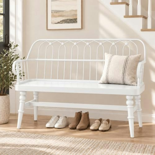 Dibraty Spindle Back Wooden Entryway Bench: $161.49 Dibraty Spindle Back Wooden Entryway Bench: $161.49