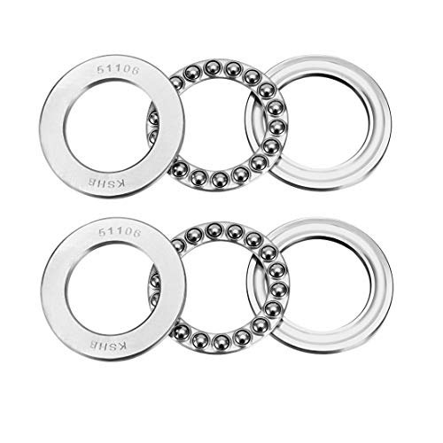 Uxcell 51106 30mm x 47mm x 11mm Thrust Ball Bearing 2-Pack: $9.99 Uxcell 51106 30mm x 47mm x 11mm Thrust Ball Bearing 2-Pack: $9.99