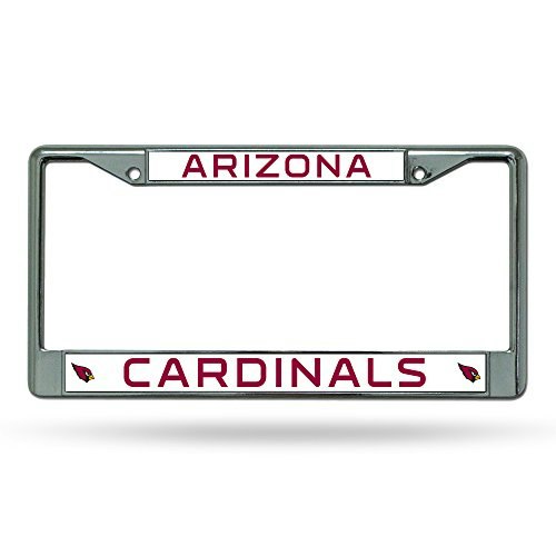 Arizona Cardinals 12" x 6" Chrome License Plate Frame: $10.07