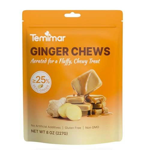 Temimar Ginger Chews 53-Count 8-oz. Bag: $7.84 Temimar Ginger Chews 53-Count 8-oz. Bag: $7.84