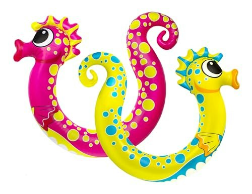 Poolmaster Seahorse Inflatable Pool Noodles 2-Pack: $23.94