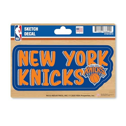 Rico Industries New York Knicks 4" x 6" Decal: $7.78 Rico Industries New York Knicks 4" x 6" Decal: $7.78