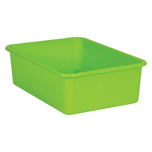 Teacher Created Resources Lime Large Plastic Storage Bin: $17.98 Teacher Created Resources Lime Large Plastic Storage Bin: $17.98