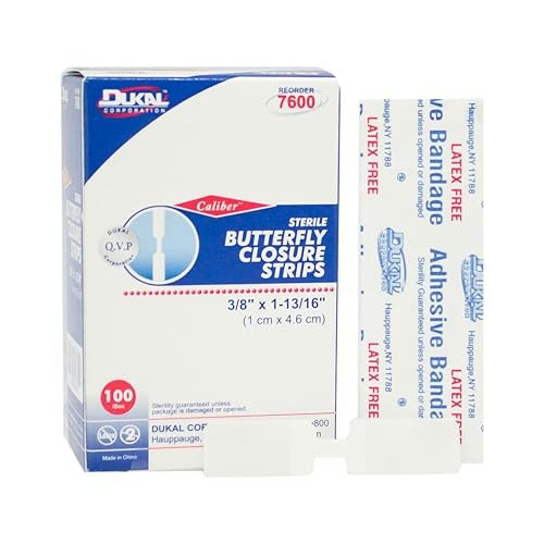 Dukal Butterfly Wound Closure Strips 100-Pack: $3.56 Dukal Butterfly Wound Closure Strips 100-Pack: $3.56