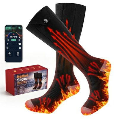 Unisex Heated Smart Socks for $41 + free shipping