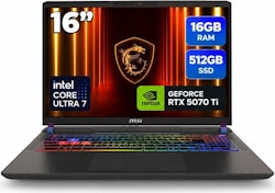 MSI Vector 16 HX AI Core Ultra 7 255HX 16" Laptop for $1,599 + free shipping