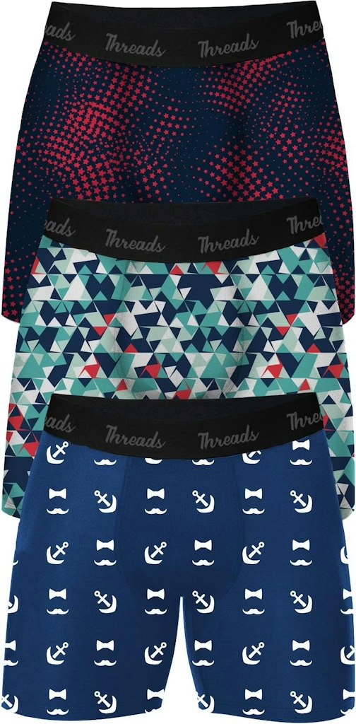 Threads Premium Basics 6" Ultra-Soft Boxer Briefs 3-Pack: $4.75