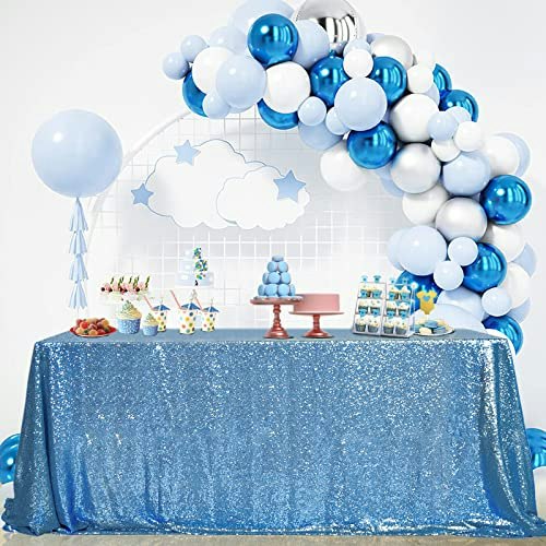 50x80-inch Sequin Tablecloth: $15.96