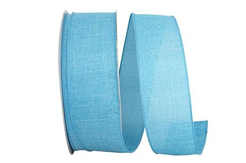 Reliant Ribbon 2.5-inch x 50-yard Wired Edge Linen Ribbon: $32.26 Reliant Ribbon 2.5-inch x 50-yard Wired Edge Linen Ribbon: $32.26